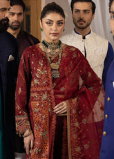 Mahrukh By Mahnur Luxury Lawn 3 Piece Unstitched Suit M24MLL-CARNATION